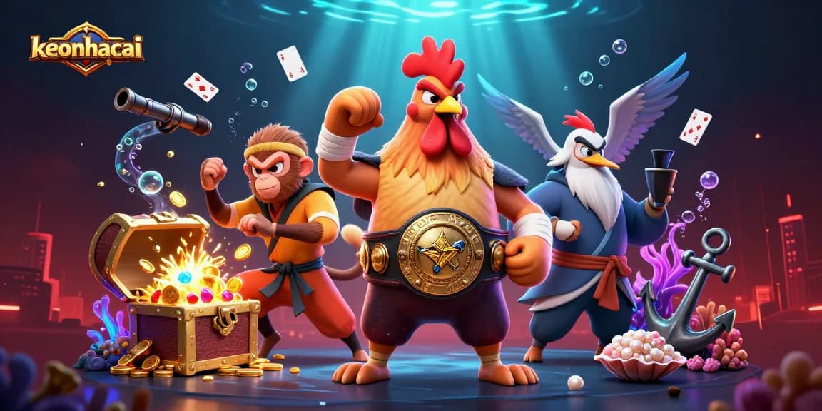 Experience the thrill of keonhacai with an exciting casino adventure, featuring engaging characters and gold treasures.