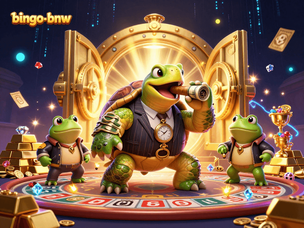 Experience the thrill of bingo-bnw with exciting jackpots and vibrant gaming elements in a captivating scene.
