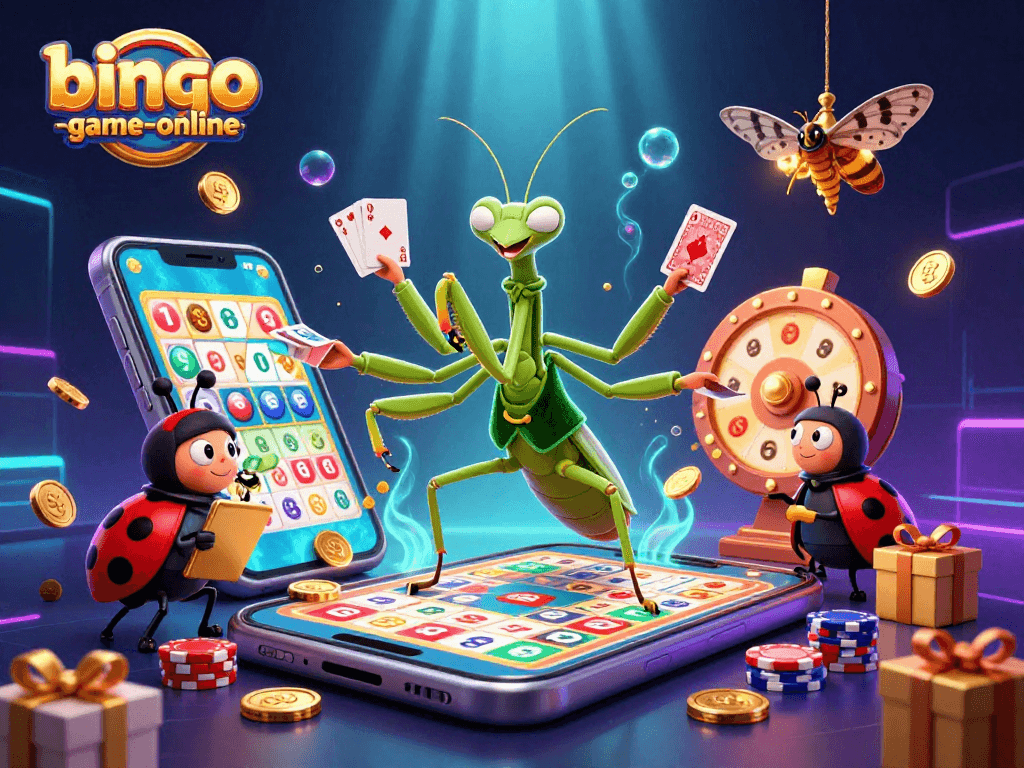 Engage with exciting bingo-game-online visuals showcasing dynamic bingo elements and lively characters.