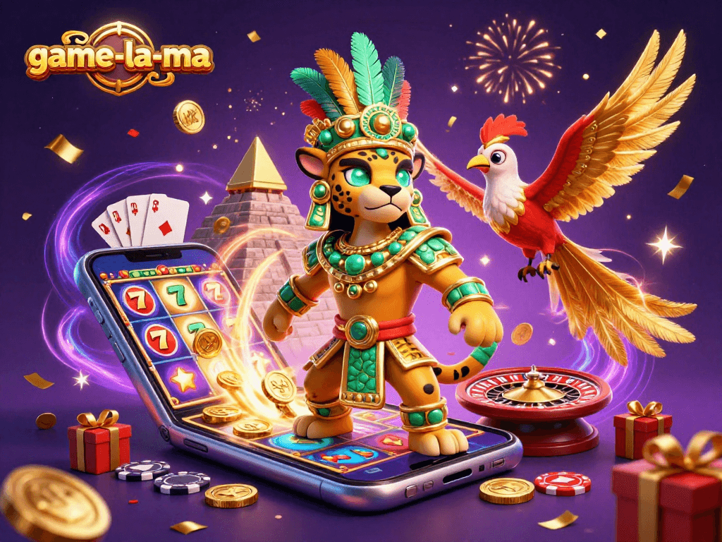 Experience thrilling gameplay and vibrant visuals in game-la-ma's immersive casino world.