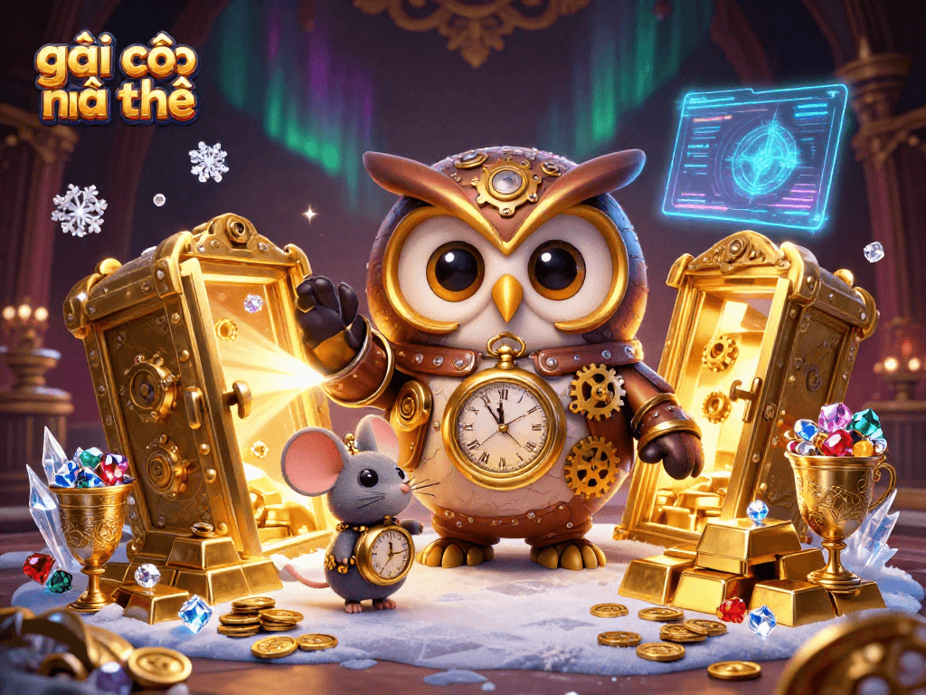 Experience stunning gameplay with gái gọi cần thơ in this vibrant 3D casino scene full of treasures.