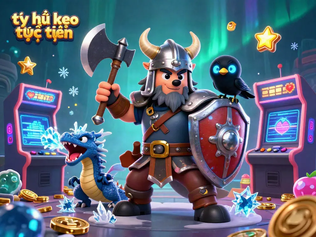 Engage with tỷ lệ kèo trực tuyến in this vibrant scene featuring epic casino-themed characters.