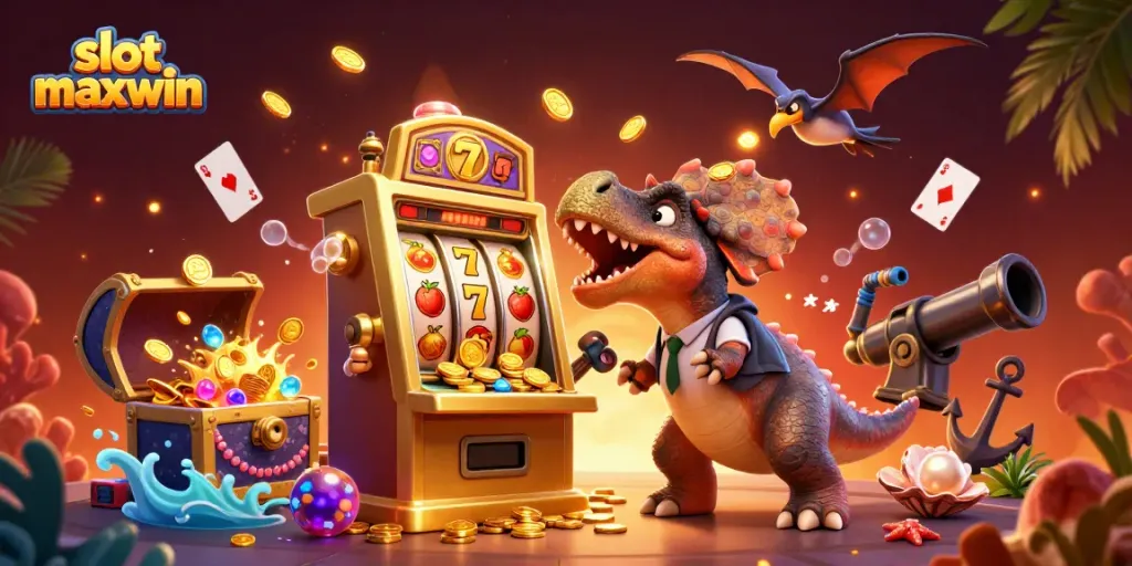 Catch exciting wins at slot maxwin with dynamic characters and vibrant casino elements.