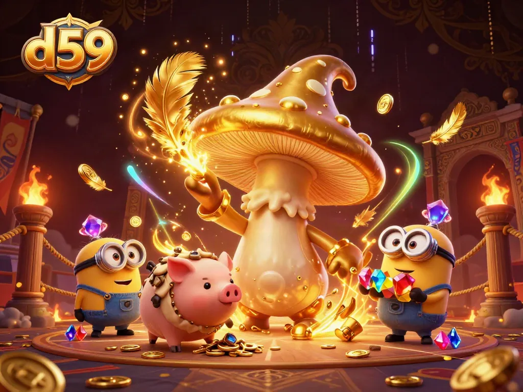 Spin the reels with d59's thrilling gaming adventure featuring treasure hunters and magic!