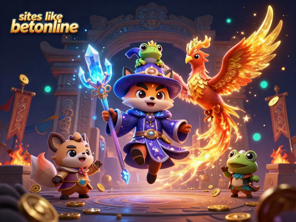 Experience winning with the vibrant atmosphere of sites like betonline featuring engaging casino characters.