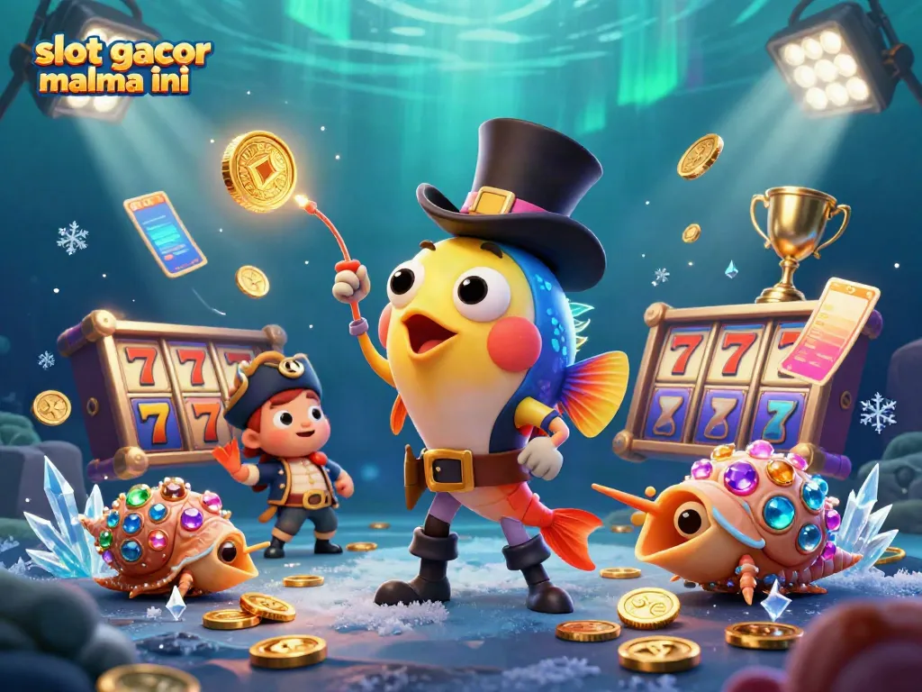 Experience excitement with slot gacor malma ini in a vibrant underwater scene with treasure and adventure.
