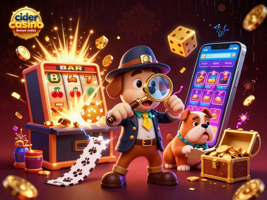 Play exciting games at Cider Casino with exclusive bonus codes offering free coins and jackpots.