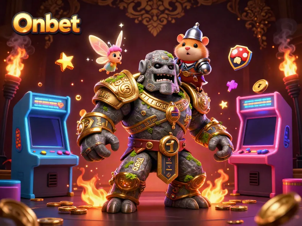 Engage with Onbet's thrilling 3D casino adventure, featuring dynamic game elements and enchanting characters.