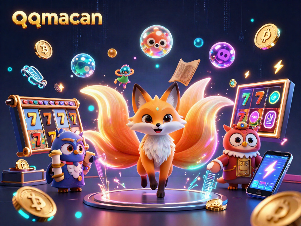 Engage in thrilling gambling with qqmacan's vibrant slots and jackpots among mystical characters.