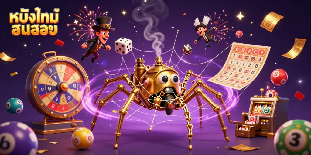 Catch exciting หนังใหม่ชนโรง moments with vibrant gambling elements and steampunk characters.