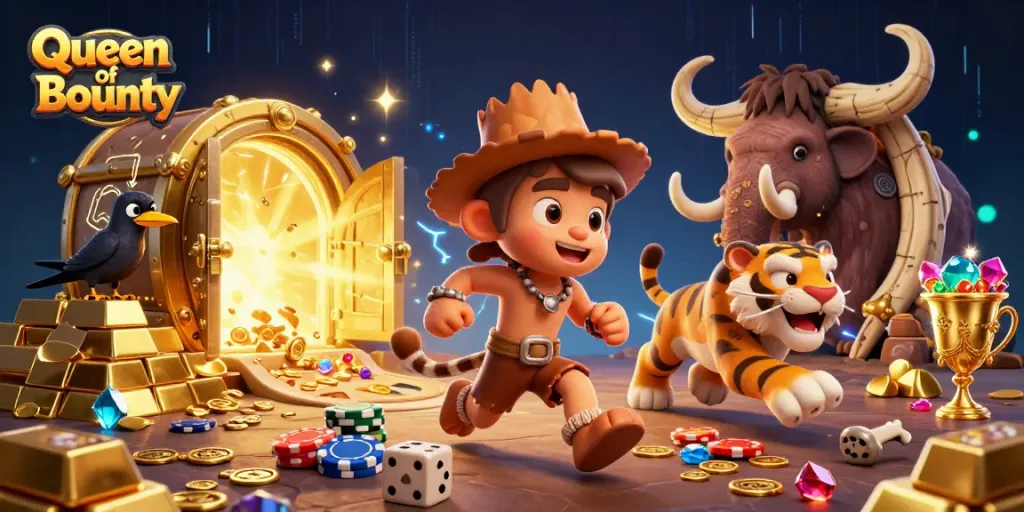 Experience the excitement of the Queen of Bounty as you spin the reels for treasure and fun!