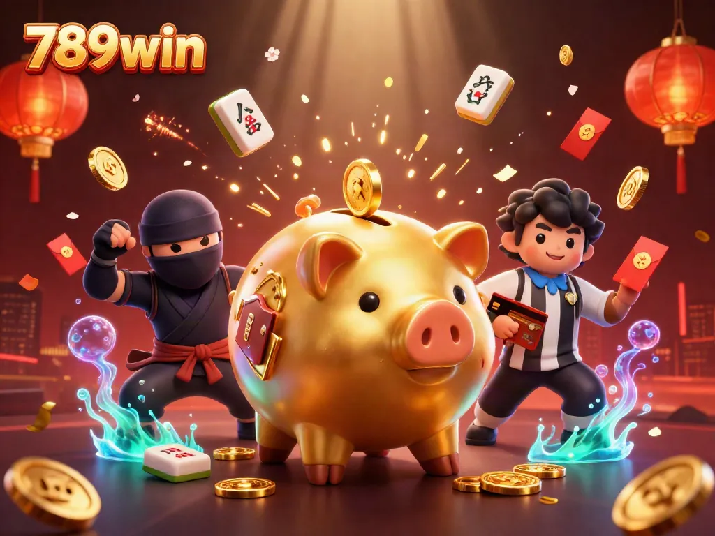 Experience thrilling casino action at 789win with an ultra-detailed illustration of vibrant characters and game elements.