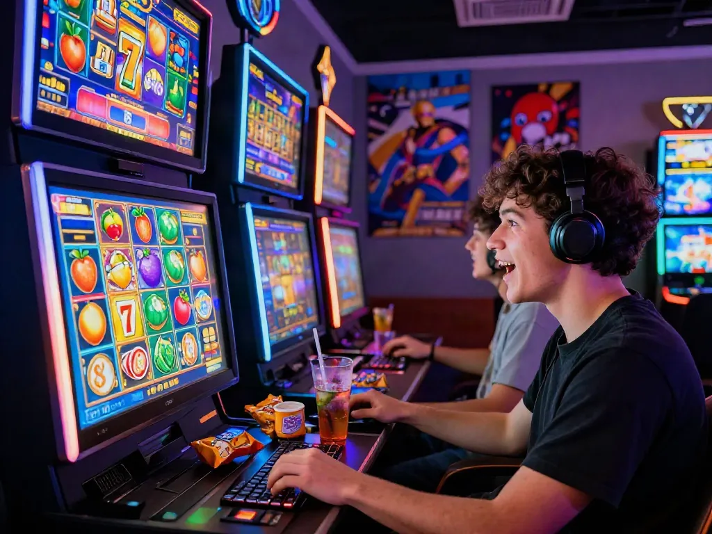Exciting online slot gaming experience with vibrant graphics and player engagement.