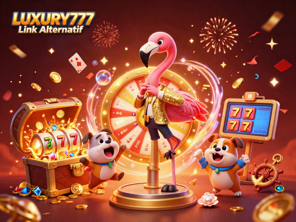 Menyajikan LUXURY777 Link Alternatif dengan karakter menarik dan elemen kasino menghibur.
