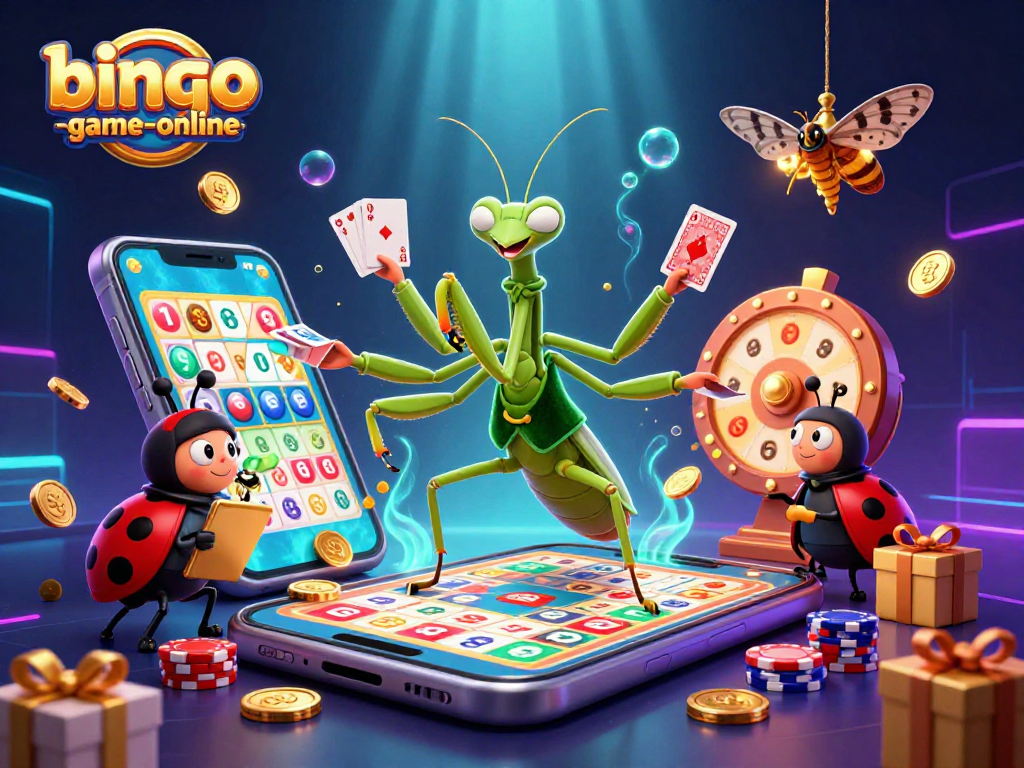 Engage with exciting bingo-game-online visuals showcasing dynamic bingo elements and lively characters.