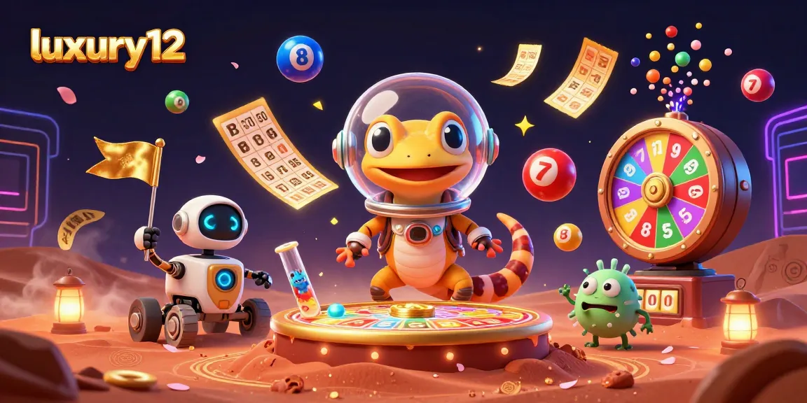 Engage with luxury12 in an exhilarating Martian casino adventure filled with vibrant lottery elements.