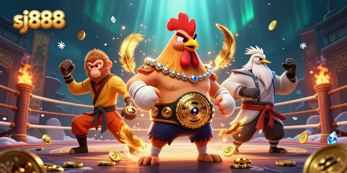 Engage in thrilling moments with sj888 at the dynamic fighting arena featuring unique characters.