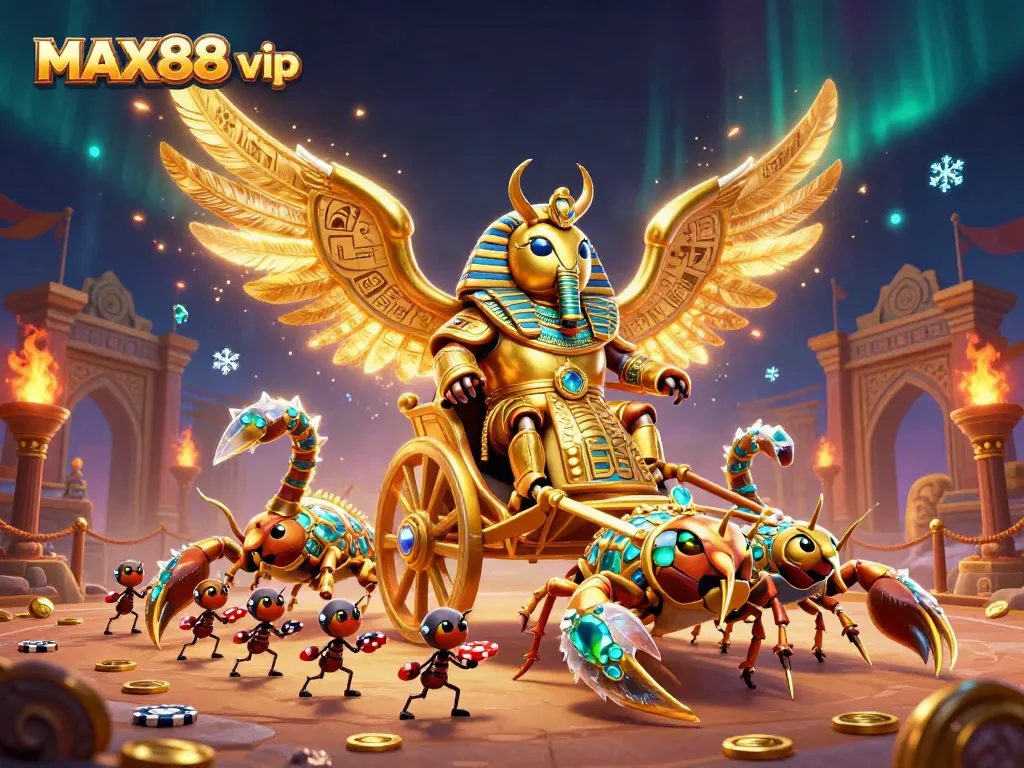 Experience the thrilling world of MAX88 vip with vibrant casino dynamics and captivating characters in an epic scene.