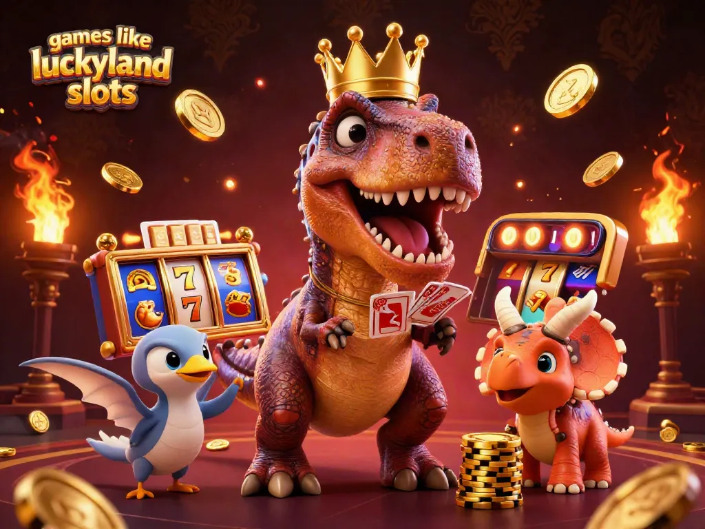 Experience games like LuckyLand Slots with exciting characters and dynamic 3D casino elements.